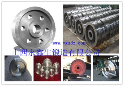 卸船機輪 山西鍛造廠家供應 港口卸船起重機械行走鍛鋼輪 車輪鍛件